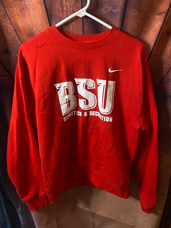 Nike Other - Nike BSU Athletics & Recreation Red Graphic Sweatshirt❤️